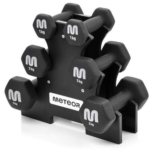 Juego de mancuernas mancuernas pesas set entrenamiento de fuerza gimnasio 2x 1,2,3 kg