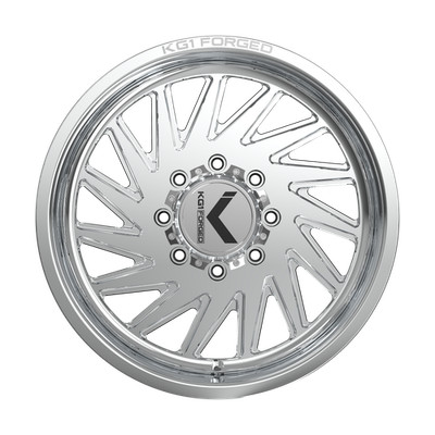 22x10 KG1 Forged KT056 Outburst Polish DIRECTIONAL Wheels 8x6.5 (-18mm) Set of 4