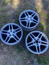 Oem Mercedes Amg Wheels Set Of 18x8.5. Machine Finish Grey Wheels