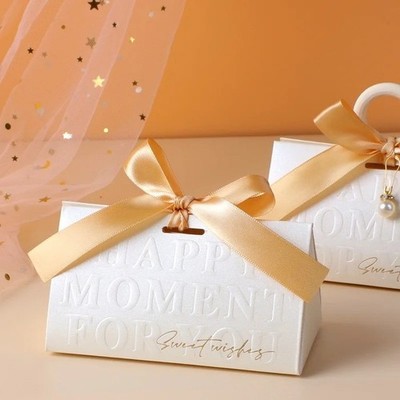15PCS Champagne Color Luxury Gift Boxes- Wedding Favor