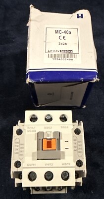 AC MC-40a-22 contactor 120V coil 40A 50/60Hz fit for LS IS MC MC-40a @READ@