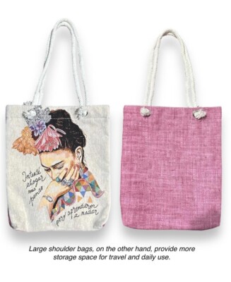 100% Cotton frida bag ( not printed )