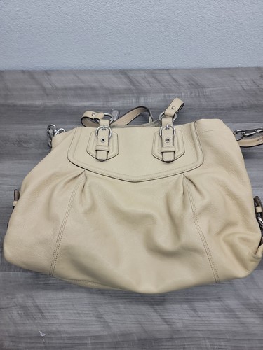 Coach 14574 Madison Leather Satchel Office Shop Shoulder Bag Purse - Picture 2 of 8