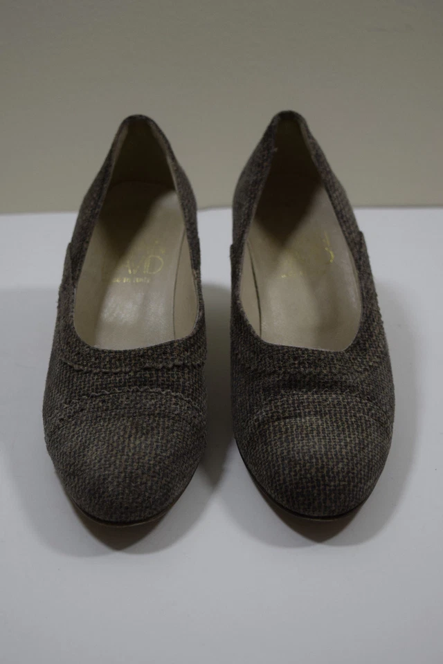 Женские туфли-лодочки Joan & David на каблуках с анималистическим принтом ручной работы в Италии 6,5 - Изображение 3 из 4