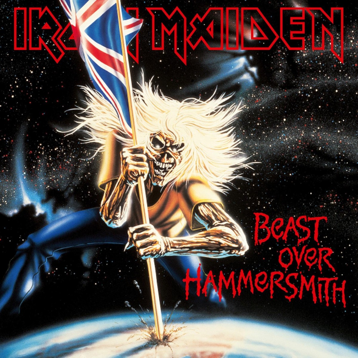 IRON MAIDEN Beast Over Hammersmith BANNER HUGE 4X4 Ft Fabric