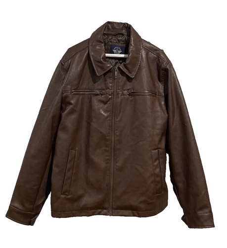 ジャケット・アウター theredthread fake leather jacket brown J2 Faux Leather Jacket | eBay