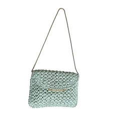 Rodo Women's Jade Wooven Shoulder Bag Sz S
