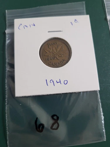 1940 Canada Small Cent — photo from the most recent tracked eBay sale