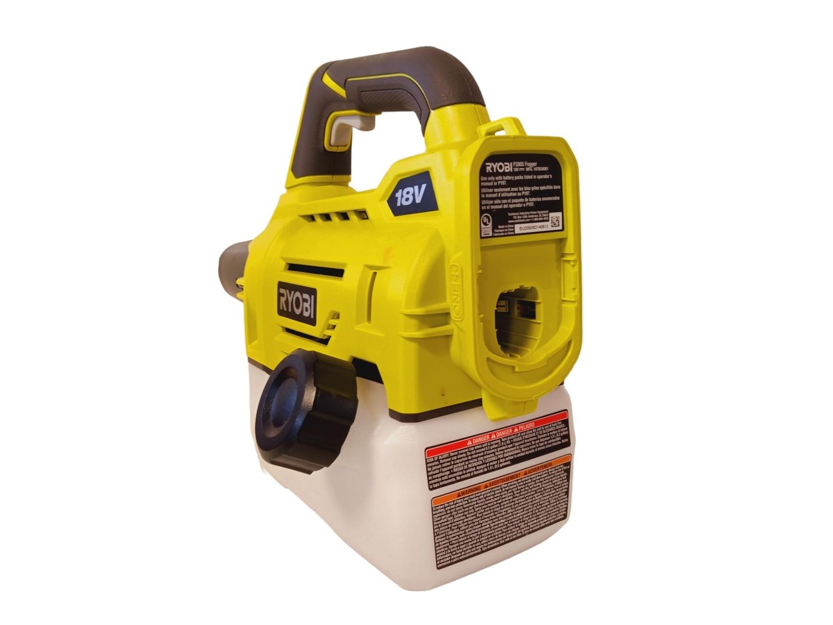 Lithium Ion Ryobi Fogger Disinfectant RYOBI ONE+ 18-Volt Lithium