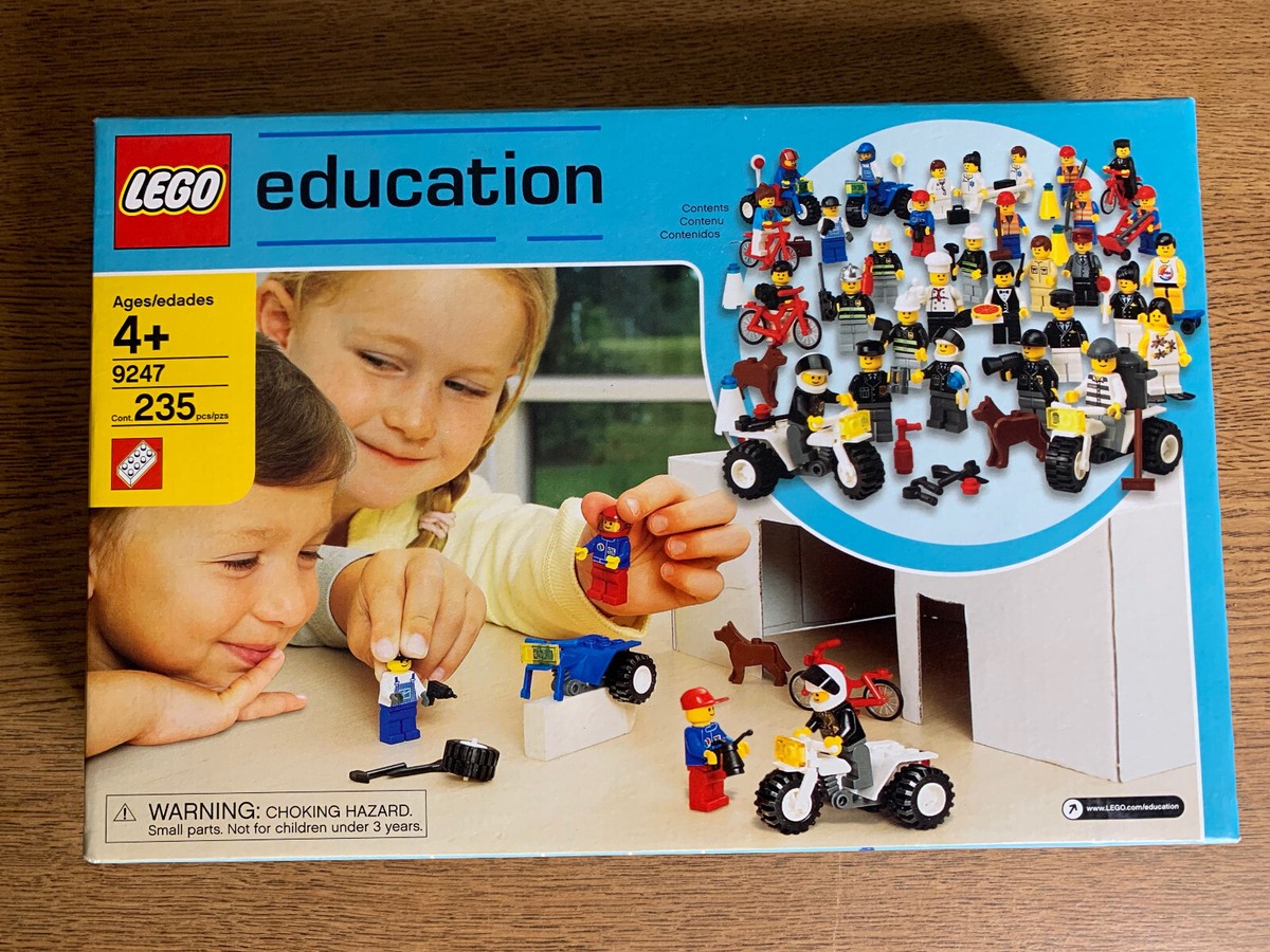 Lego 9247 education dacta community workers (new in sealed box) | eBay