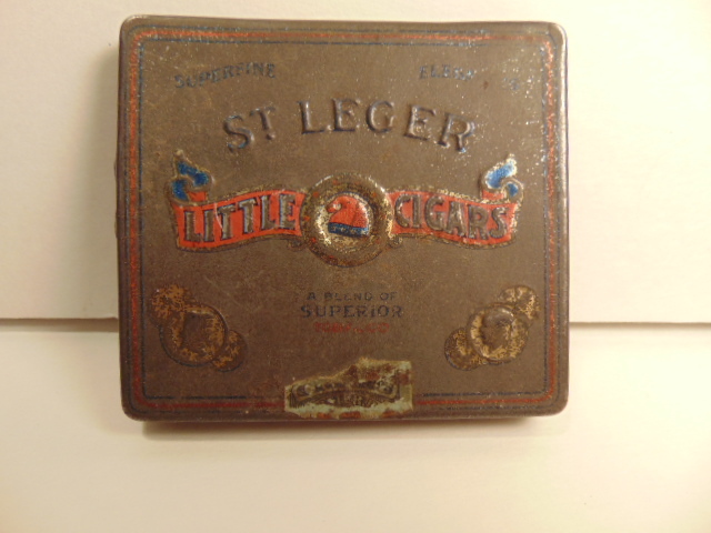 Vintage rectangular shaped St. Leger Little Cigar tin | eBay