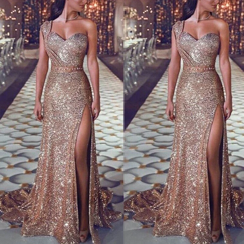 Formal Lady Wedding Evening Cocktail Party Prom Bridesmaid Ball Gown Dress Plus - Picture 12 of 31