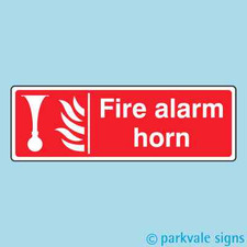 Fire Alarm Horn Signs
