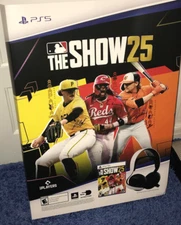 The Show 25 PS5 GameStop Promotional Poster MLB Promo Gamer Gift Idea Sports Fan