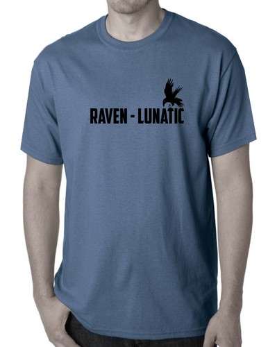 Funny t shirts RAVEN LUNATIC T-shirt singlet Ladies Men's Crows birds Aussie - Picture 17 of 32