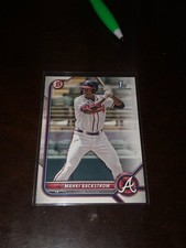 2022 Bowman 1st Bowman #BP-121 Mahki Backstrom Atlanta Braves M21