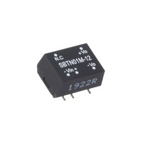 SBTN01M-12 Wandler: Dc/Dc 1W Ueing: 10,8-13,2V 12VDC Iausg: 8,4-84Ma SMD Mean WE