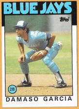 DAMASO GARCIA TORONTO BLUE JAYS #45 - TOPPS NM-MT 1986