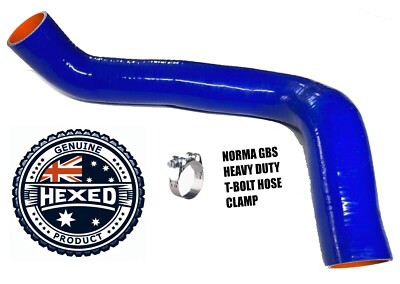 Blue Turbo Resonator Delete Hose/Clamp suit Jeep XH XK Commander 3.0