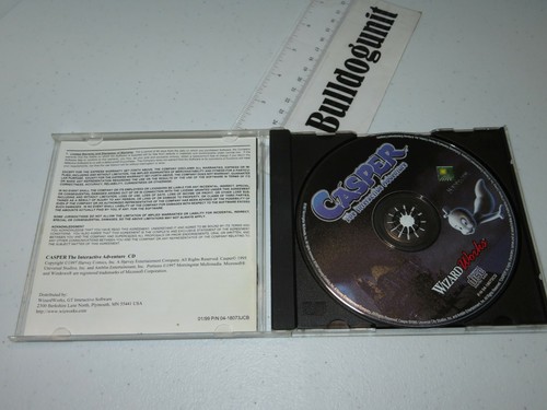 1997 Casper The Interactive Adventure PC CD-Rom PC Game Wizard Windows 95 98 - Picture 5 of 5