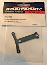 Robitronic RC RA2003 T-Bar Carbon Fiber 1.5mm for Scalpel