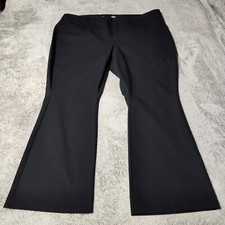 OLD NAVY High Rise Pixie Flare Pants Sz 26 Secret Smooth Pockets BLACK NWOT