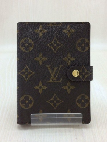 Louis Vuitton Anello di piccole dimensioni AGENDA COVER Monogram 3.9 x 5.5  pollici R20005 | eBay
