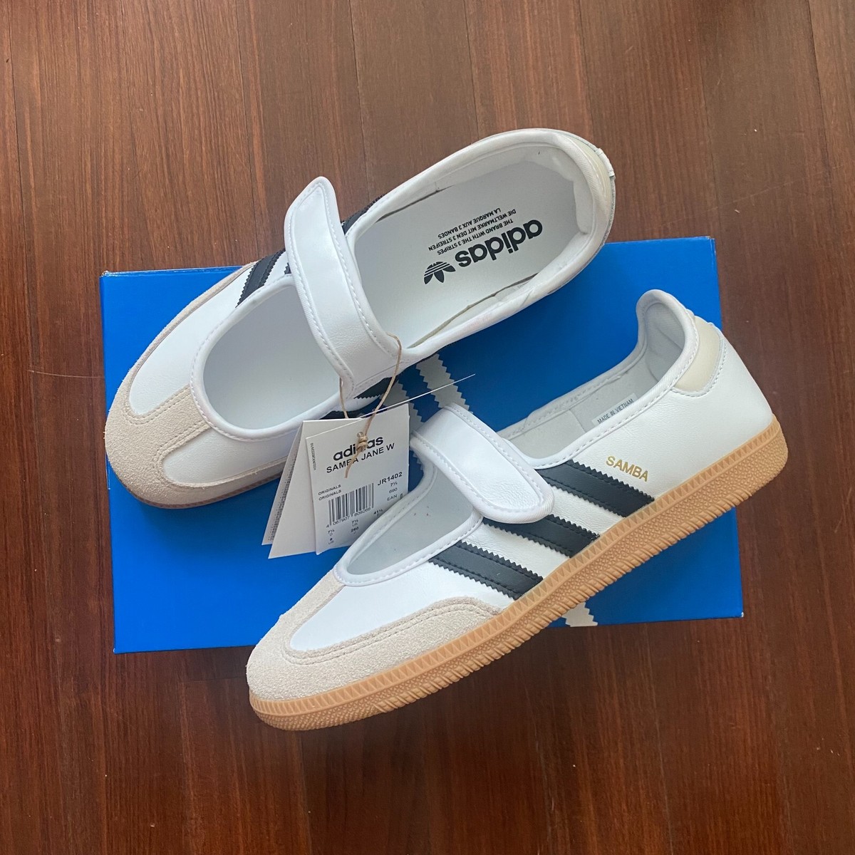 adidas Samba OG Mary Jane Womens Sneakers White JR1402 ✓Multiple