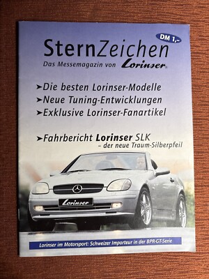 Vintage SternZeichen Messemagazine Lorinser Brochure 28 Pages RARE Mercedes AMG