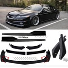 Accessories Front Bumper Lips Kits Rear Part For Acura TL 2008-2014 Black