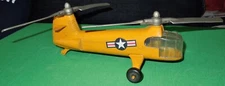 Vintage 1960's Hubley Kiddie Toy Diecast Metal Military Rescue Helicopter (#483)