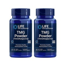 2 PACK Life Extension TMG Powder 500 mg For H...