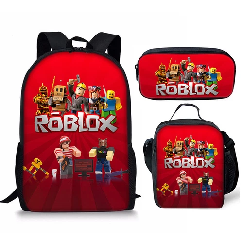 Roblox Game Backpack School Rucksack Shoulder Bag Lunch Bag Pencil Kids Gift new - Picture 6 of 50