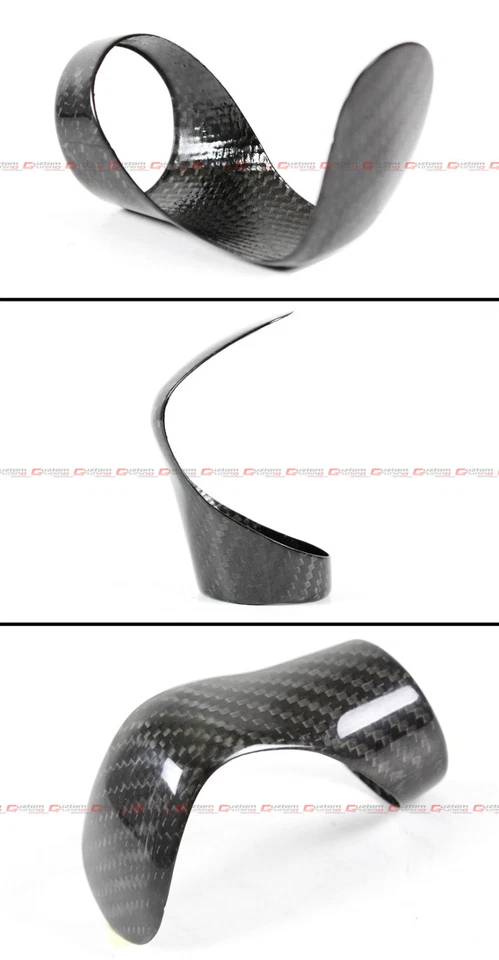 FOR 2014-2021 LEXUS IS250/350/200T VIP CARBON FIBER SHIFT KNOB ADD-ON TRIM COVER - Image 3 of 4