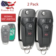 2 For Ford F-150 F-250 2015 2016 2017 2018 2019 Flip Remote Key Fob 164-R8134