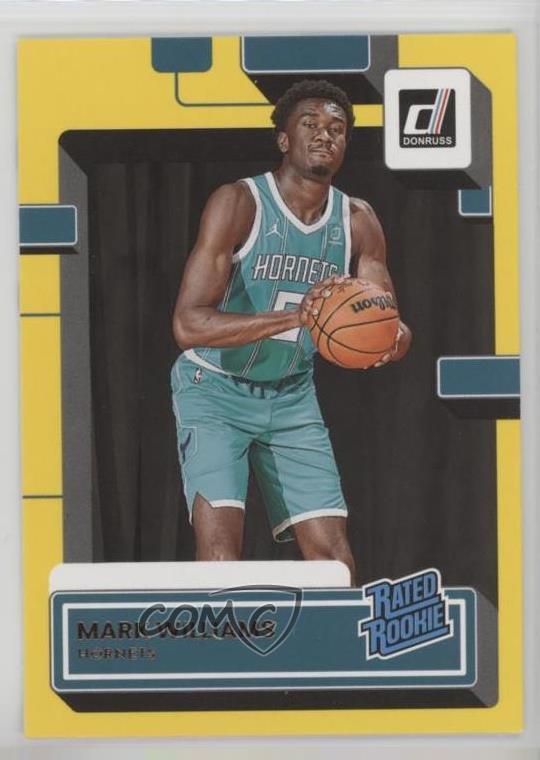 2022-23 Panini Donruss Rated Rookie Yellow Flood Mark Williams #215 Rookie RC