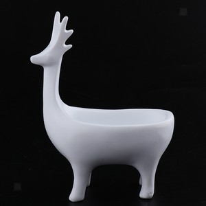 Deer Figurine Decorative Key Holder Lipstick Storage Cabinet Decor