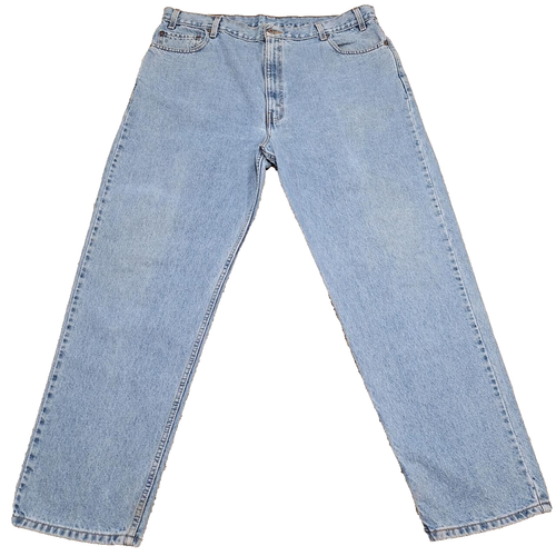 Vintage Levis 540 Relaxed Fit, Light Wash Mens Jeans, High Rise, Brown Tab 42x32