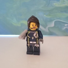 LEGO Minifigure Agents Agent Trace agt002 + LBG Gun For Sets 8633 8635 8637 8970