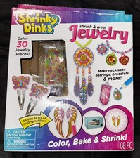 Shrinky Dinks Color Bake And Shrink Jewelry Kit Kids Art and Craft Activity TM1