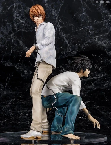 Death Note Anime-Figuren Modellspielzeuge Boxen von L Lawliet und Light Yagami - Bild 6 von 16