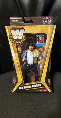 Mattel WWE Elite Legends 23 Big Bubba Rogers Figure SEALED BLUE CHASE! 2k24 Code