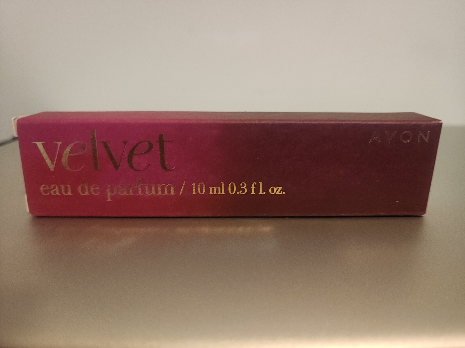 Avon Velvet Eau De Parfum Box 10ml 0.3 fl oz Fig Rose Patchouli Cute Bottle