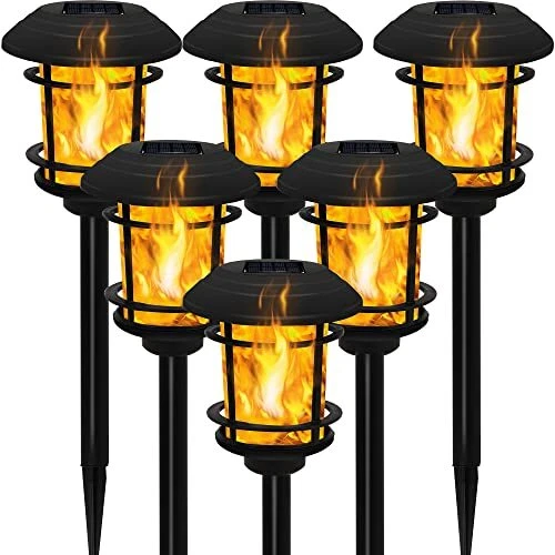 Solar flame 2024 flickering lamp torch