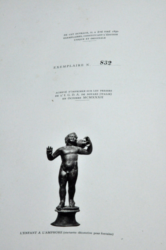 Livre HERCULANUM par AMEDEE MAIURI aquarelles Ermilio LAZZARO 1932 numéroté 832 - Picture 12 of 12