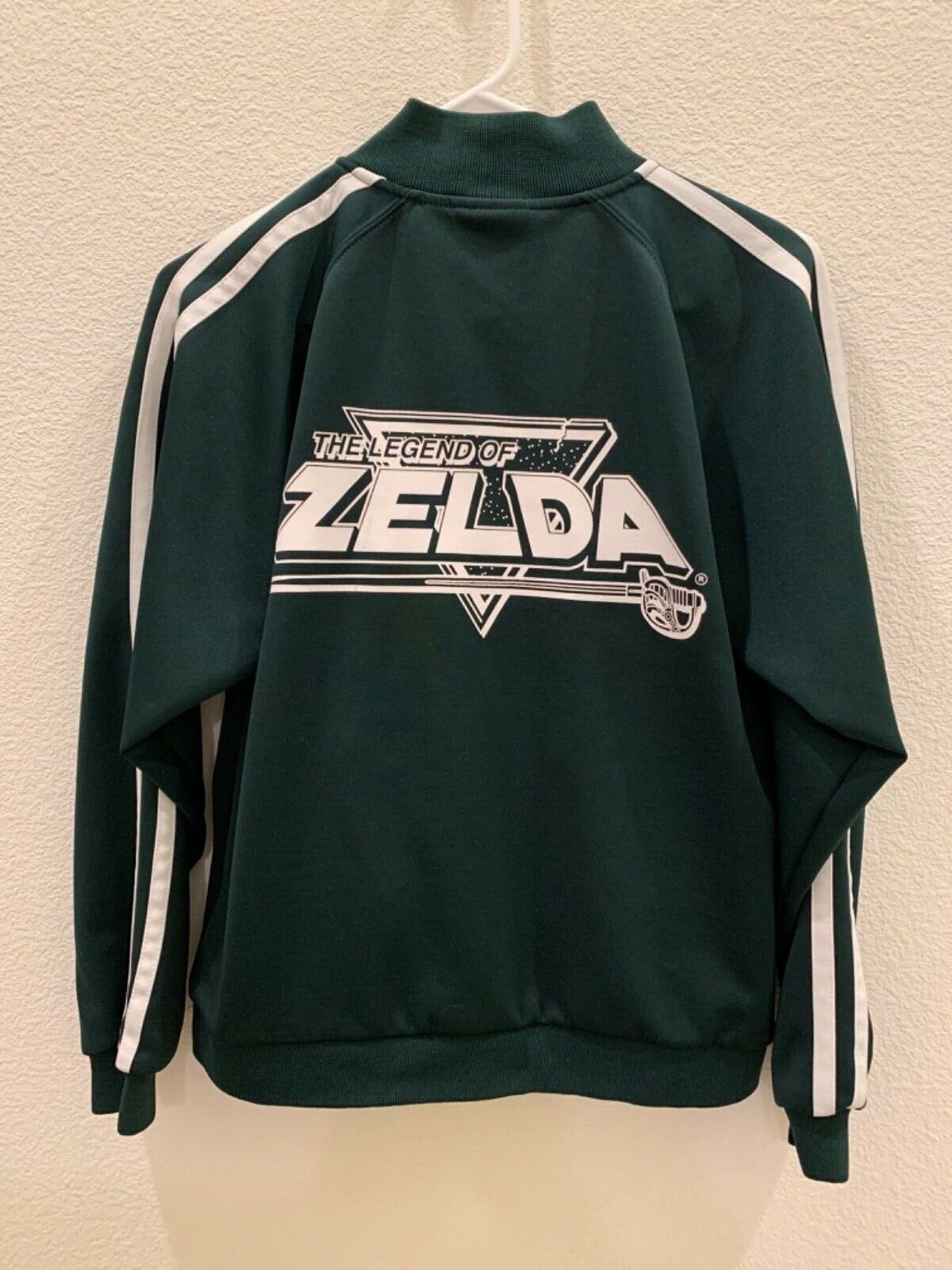 Link Hiragana Spread - Legend of Zelda Nintendo Pullover Fleece, Navy - Ign Store 3XL