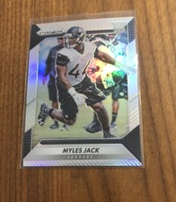 2016 Prizm MYLES JACK #295 RC Silver Rookie Card UCLA/Jaguars. rookie card picture