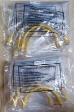  20 PACK Category 6 Patch Cord 7 inch Yellow