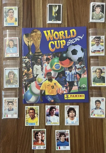 Panini World Cup Story -Album+Set RARO! 262 Figurine con USA 94 PELÉ MARADONA !