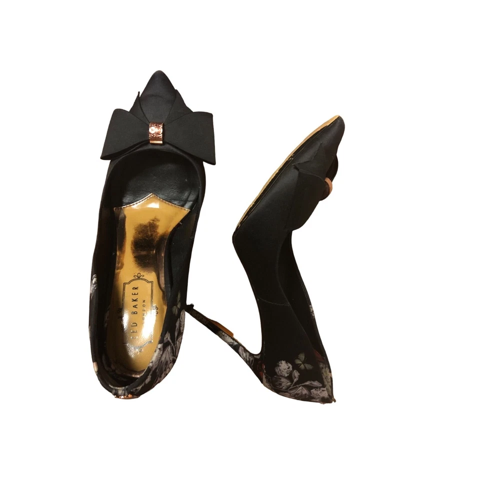 Женские туфли-лодочки Ted Baker London черные размер 37,5 бывшие в употреблении - Изображение 3 из 4